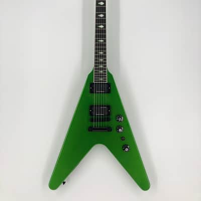 Gibson Flying-V EXP Dave Mustaine Rust in Peace - Alien Tech Green image 3