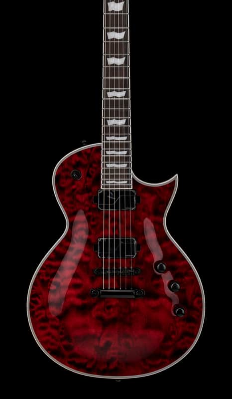 LTD EC-1000 - See Thru Black Cherry #71318 (Factory Demonstration Model) image 1