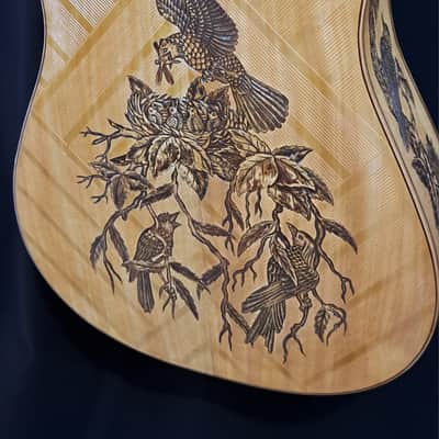 Blueberry NEW IN STOCK Handmade Acoustic Guitar Dreadnought image 5
