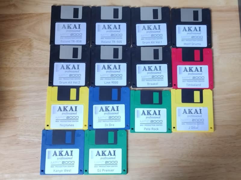 Akai MPC  2000/ 2000XL Sound Disk Floppy image 1