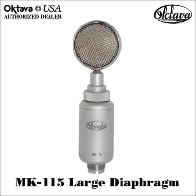 Oktava MK-115 Large Diaphragm Cardioid Microphone - 2025 Silver - Shock Mount & Pop Screen - New image 1