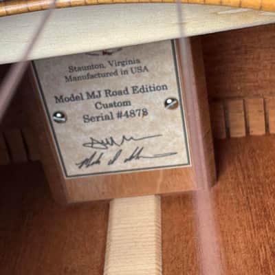 Huss and Dalton Model MJ Road Edition Custom Jumbo Thermo-cured Sitka 2017 - Satin image 8