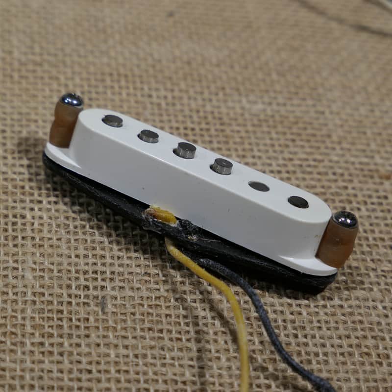 Pickup Middle RW/RP White, Genuine 2016 Fender American Standard Stratocaster Same Day Shipping #DV10 image 1