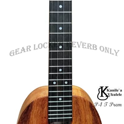 Kanile'a P-1 T Premium Curly all solid hawaiian koa Pineapple shaped Tenor ukulele #26618 image 11