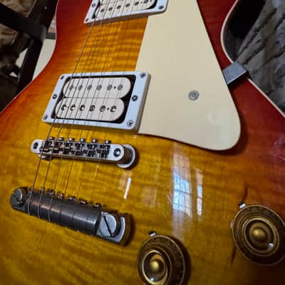 Gibson Les Paul OEM Custom Shop Historic 1959 Reissue Pickguard and Aged Bracket Set Cream image 3