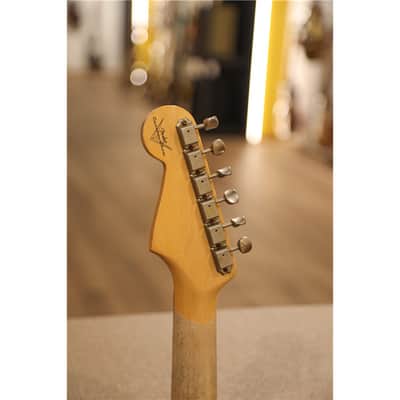 FENDER Custom Shop Michael Landau Stratocaster Relic Fiesta Red Over 3 Tone Sunb image 6