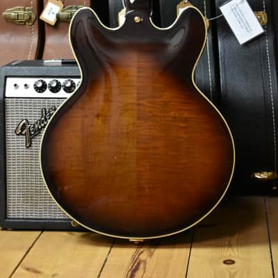 1988 Epiphone Japan Sheraton Vintage Sunburst w/Bigsby, w/HSC, MIJ, Terada Factory image 7