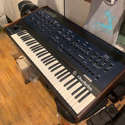 Oberheim OB-Xa 61-Key 6-Voice Synthesizer 1981 - Blue with Wood Sides
