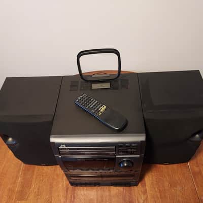 JVC MX-D2T Compact Component Stereo System 3 Disc CD Changer w/ Remote image 7