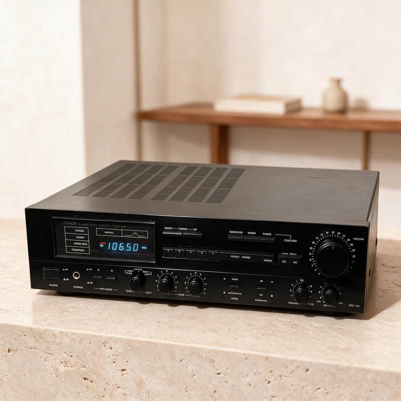 Denon DRA-350 Rare Vintage Stereo Receiver Working Hi-Fi Analog Tuner Warranty image 1