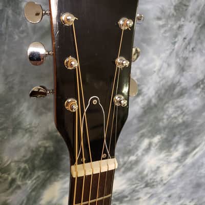 1975 Air Line Adjustable Bridge Dreadnought Flat Top Western Guitar Original Soft Shell Case image 5