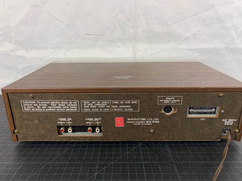 Akai GX-F35 Vintage Home Audio Stereo Cassette Deck Twin Field