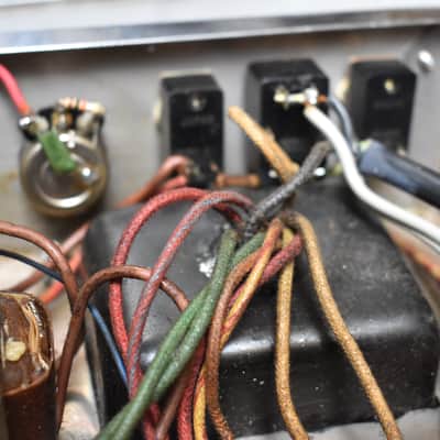 1967 Ampeg B-15N Portaflex Tube Amplifier Flip-Top Modified Black w/ 1x15" Cabinet image 24