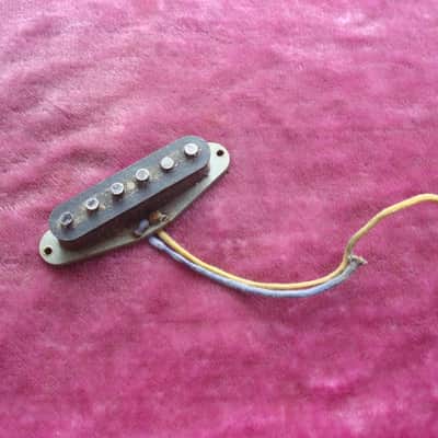 Vintage 1966 Fender PRE-CBS Grey Bottom Stratocaster Pickup Set Strat 1965 image 1