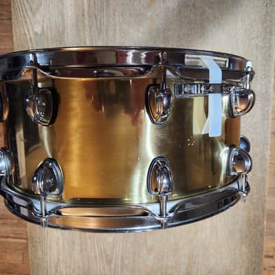 Premier Artist Brass 14" x 6.5" Snare - Brass W/ Roadrunner Soft Case image 2