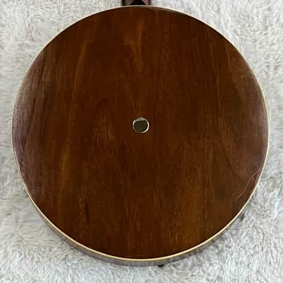 Antique 1920's Ludwig Dixie 4 string Banjo with hardshell case Chicago USA Made image 5