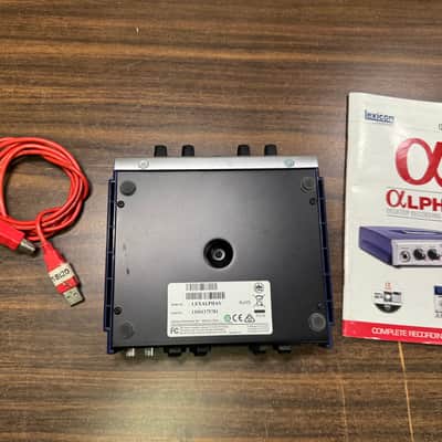 Lexicon Alpha USB Digital Recording Interface - LEXALPHAV - w/USB Cable image 5