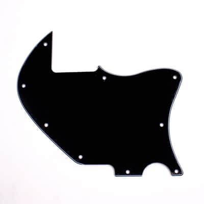Tele Hybrid Acoustasonic Style Guitar Pickguard ,No pickup hole ,3Ply Black