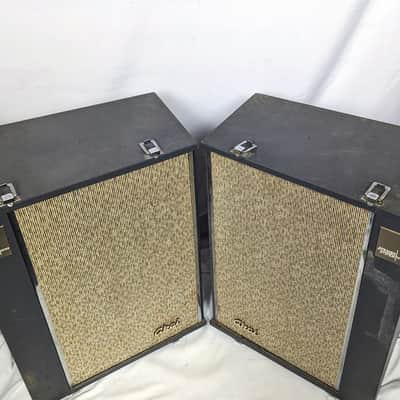 Vintage Akai SS-100 Speakers, 1960s Alnico 2 Way Speakers, 10" Woofer, Efficient, Made in Japan image 2