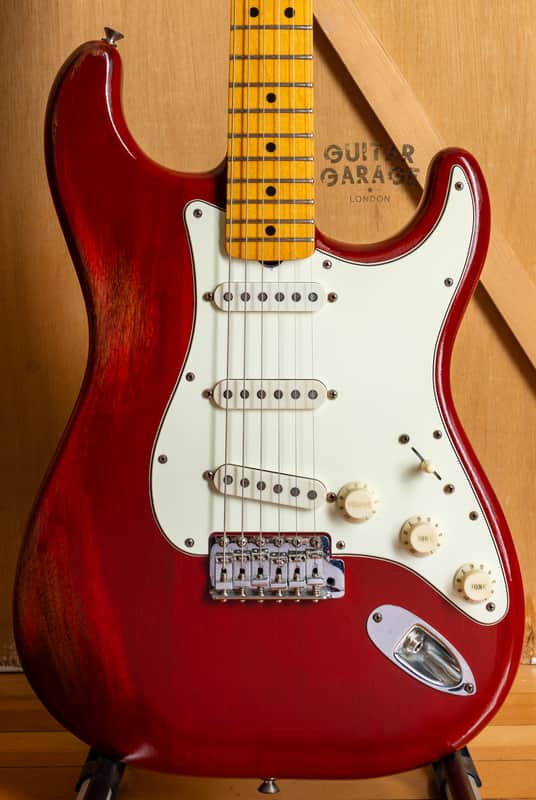 1982 Fender USA Dan Smith Stratocaster Wine Red nitro vintage
