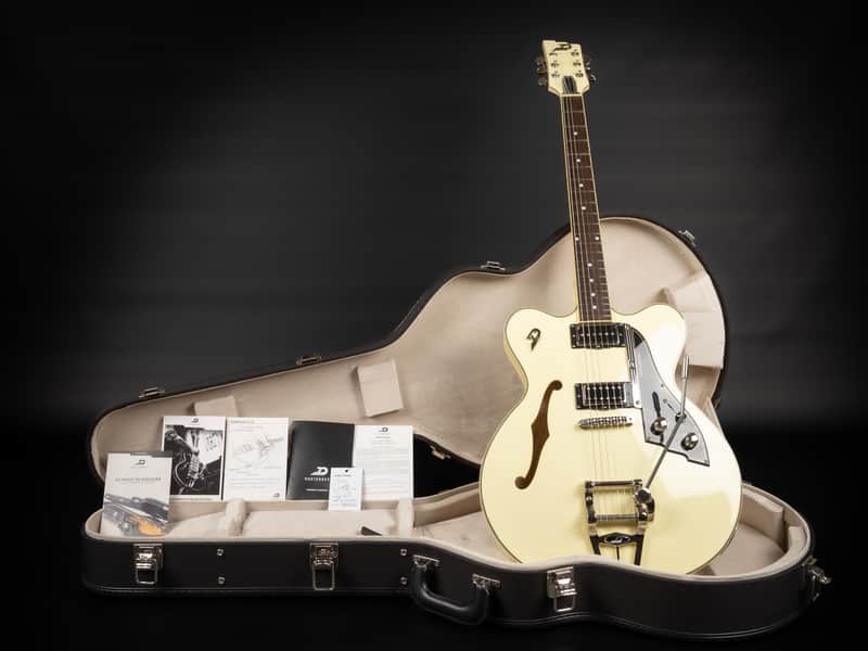 2018 Duesenberg Fullerton CC - Vintage White | German Semi-Hollow Thinline Tremolo P90 Pickup PLEK | CoA OHSC image 1