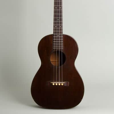 C. F. Martin  Baritone Ukulele (1960s), black soft shell case. image 1