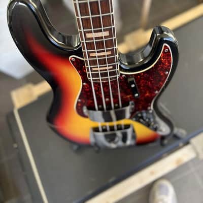 1966 Fender Jazz Bass – Vintage Original | Stunning Aged Sunburst Refinish image 3