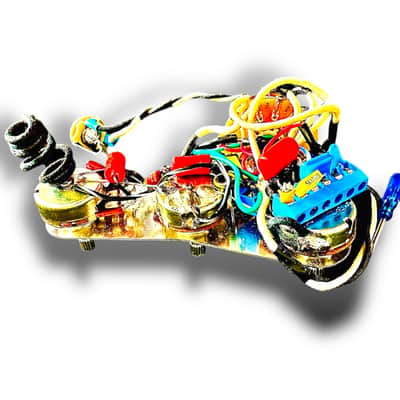 Fender Strat 5-way TRIPLE TONE CAP Interchangeable toggle switch you can swap the tone caps out!  Self-Powered Double Grease Bucket Circuit and much more image 1