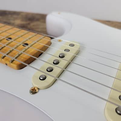 2026 Fender Limited Edition American Vintage II 1957 Stratocaster - White Blonde With OHSC image 9