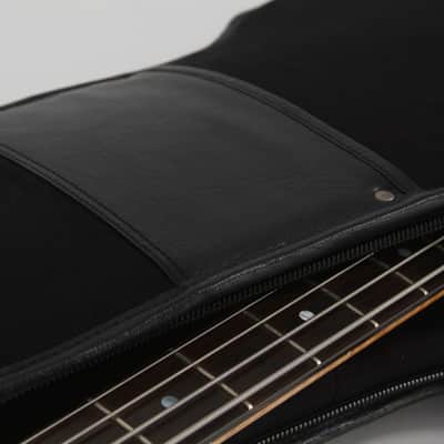 Harvest Fine Leather Black Buffalo & Canvas Electric Bass Guitar Gig Bag image 5