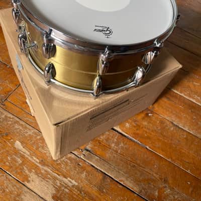 Gretsch G4169BBR USA Custom Bell Brass 6.5x14" 20-Lug Snare Drum 2018 - Present - Brass image 6