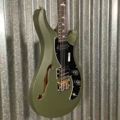 PRS Paul Reed Smith S2 Vela Matcha GreenSemi Hollow Guitar & Bag #5131 image 4