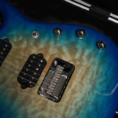 Music Man BFR LTD JP15-6 Quilt Maple 2015 - Bali Blue image 14