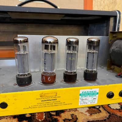 Vintage 1970s Carlsbro 100 Top *Partridge Transformers* Guitar Amplifier Head image 13