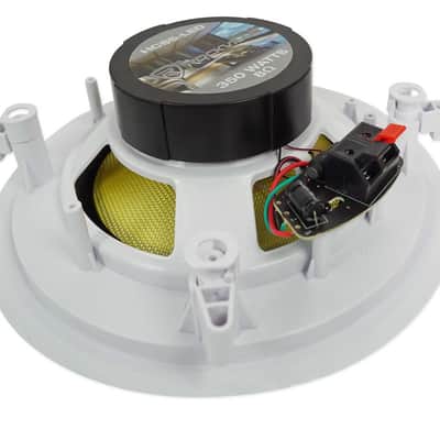 Pair Rockville HC85-LED 8" 700 Watt In-Ceiling Home Theater Speakers w/ Red LED image 7