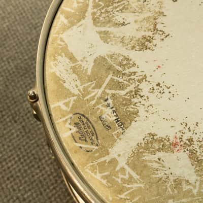 1960 Ludwig 8x15 Blue Sparkle Festival Model School Concert Drum image 10