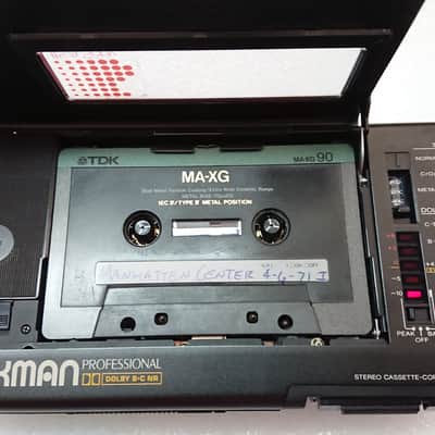 Sony WM-D6C Walkman Professional / Stereo Cassette-Corder - Perfect with the following original accessories: dedicated Sony ECM-909A Stereo Microphone & Electret Microphone Lavaliere - Perfect image 17