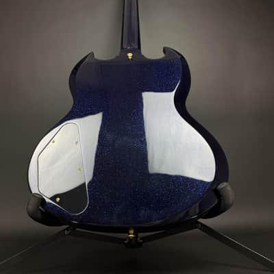Gibson Custom M2M SG Custom Gloss Gold Hardware - Brunswick Blue image 7