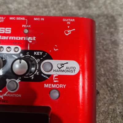 Boss VE-2 - Vocal Harmonist - Red - Excellent image 11