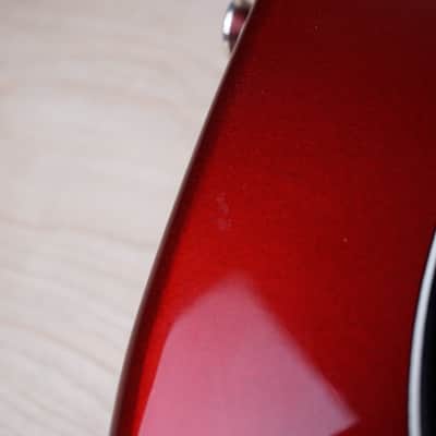 Tokai Blazing Fire Talbo Reissue SSS MIJ 1990's Metallic Red Seymour Duncan HHH Pickups Made in Japan w/ Bag image 5