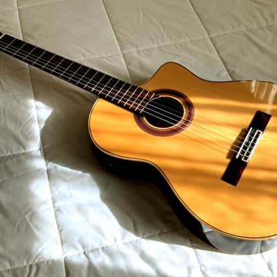 VV: RARE Cordoba GK Studio Ltd Flamenco Negra guitar, pup, nice bag, AMAZING WOOD, BEST PRICE image 24