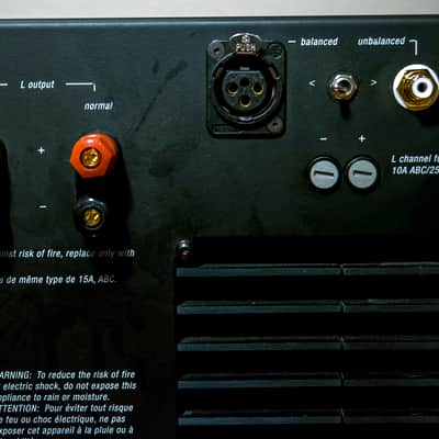 Adcom GFA-5800 250/400W stereo XLR balanced studio monitor power amp - made in USA! image 6