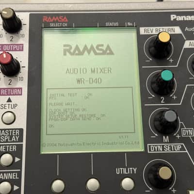 Panasonic WR-D40/G Ramsa Audio Mixer 2004 - Grey image 4
