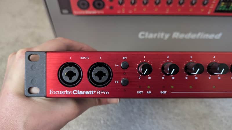 Focusrite Clarett+ 8Pre USB-C Audio Interface 2021 - Present - Red image 1