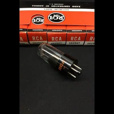 Full Sleeve (5) NOS RCA 35Z5GT Rectifier Radio AA5 Vacuum Tubes Tested 1.9630 image 1
