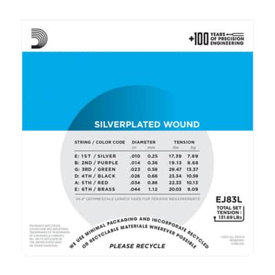 D'Addario Gypsy Jazz Saiten EJ83L 10-44 Silverplated Wound - Acustic Guitar Strings image 3