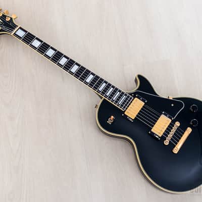 1990 Burny RLC-70 ‘60 Model Vintage Black Beauty Custom w/ VH-1 Pickups, Fernandes Japan image 11