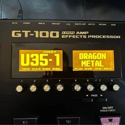 Boss GT-100 V2 COSM Amp Effects Processor Multieffetto image 2