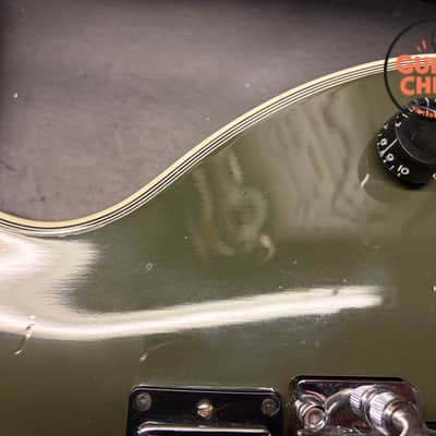 2022 Gibson Custom Shop Les Paul Custom Axcess Floyd Rose Olive Drab w/ OHSC + COA image 17