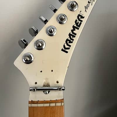 Kramer Aero Star ZX30 1984 Vintage White 6 String Electric Guitar image 10